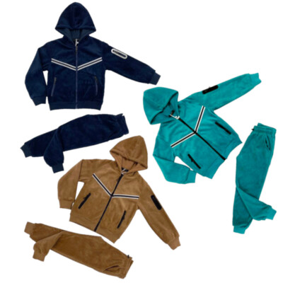 Räumungsverkauf Niki Freizeitanzug Sportanzug Haus Kinder Plüsch Set Jacke +Hose