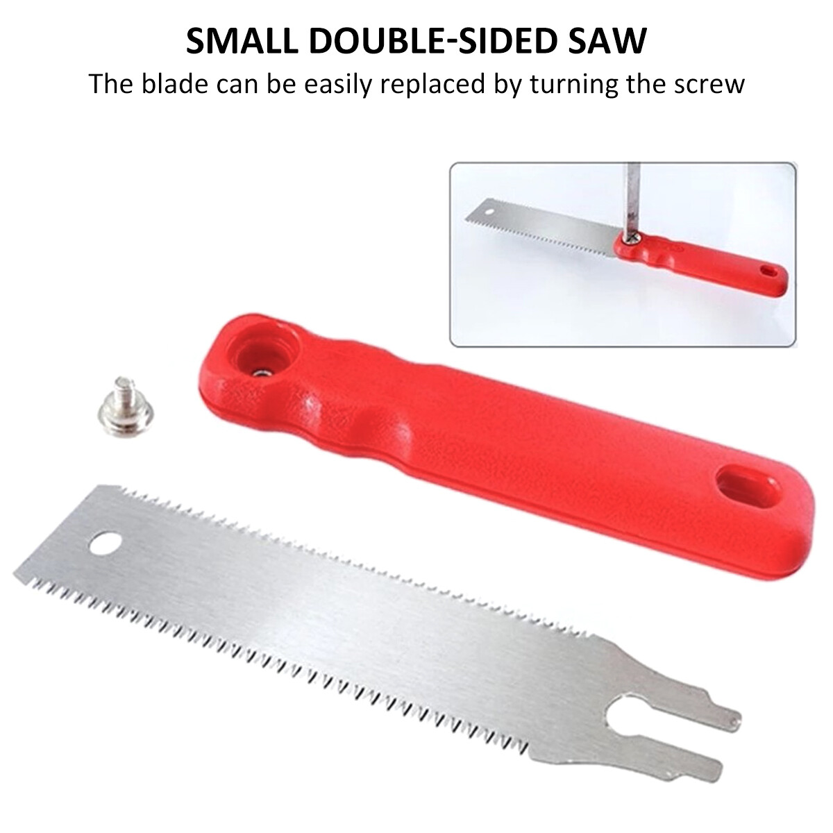 Hand Saw Double Edge Pull Saw Flush Cut Saw Woodworking Cutting Tool eBay