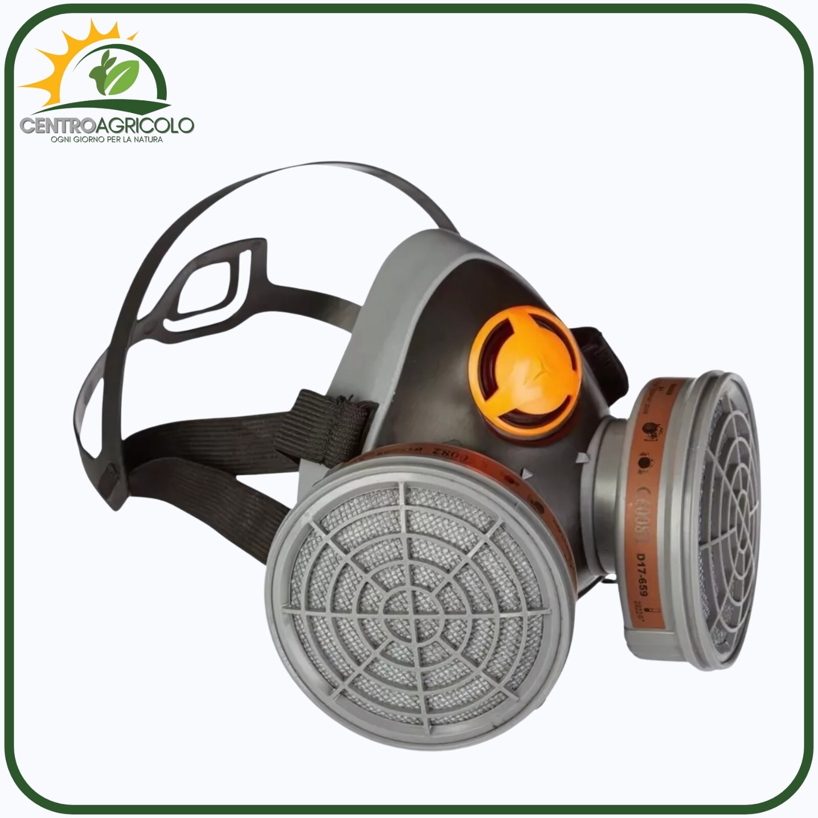 MASCHERA M6400 JUPITER IN POLIPROPILENE E TERMOPLASTICA CON FILTRI PROFESSIONALE
