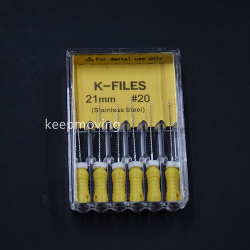 1 Pack Dental K-File Stainless Steel Endodontic Instruments Hand Use 21/25/31mm - 第 46/81 張圖片