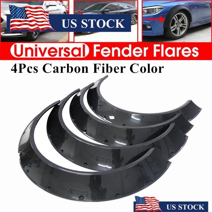 Dreamizer 4x 2 50mm Flexible Car Fender Flares Universal Extra