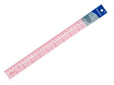 Westcott W-30, - 8ths Graph/Metric Ruler -12"/30cm