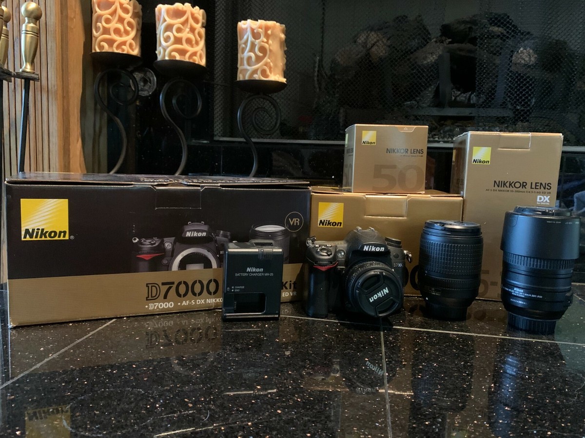 Nikon D7000 DSLR, 18-140mm Lens, 50mm Lens,55-300mm  lens