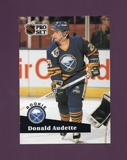 1991 Pro Set Donald Audette #524 Rookie - Buffalo Sabres