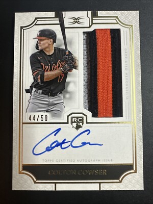 2021 Topps Definitive Baseball Colton Cowser RPA /50 #DRPC-CC Orioles 