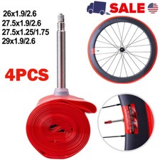 4PCS Ultralight Bicycle TPU Inner Tubes 26 1.9/ 27.5 1.9/ 29 1.9/ 2.6 FV 48mm