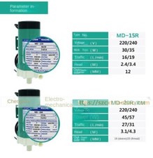 Micro Magnetic Pump MD-15R MD-20R MD-30R Beauty Instrument Pump Chemical Pump