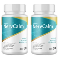 Nerve Calm Blood Capsules, NerveCalm Blood Formula Support Pills - 2 Bottles