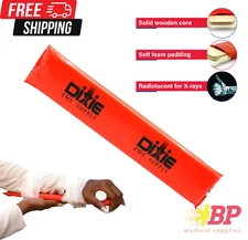 Dixie EMS 16" Padded Wood Splint with Vinyl Casing for Fractured Broken Bone
