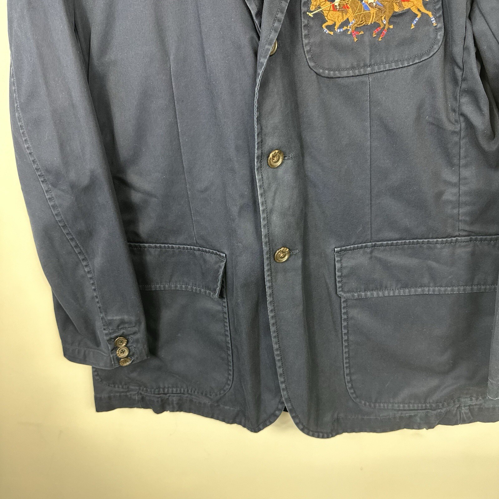Polo Ralph Lauren Chore Giacca Blazer Big Pony Rara Blu Navy Uomo Medium