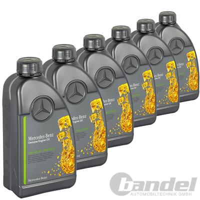 6L ORIGINAL OE 5W30 MERCEDES SYNTHETIC MOTORÖL 229.52 für BLUETEC MOTOREN