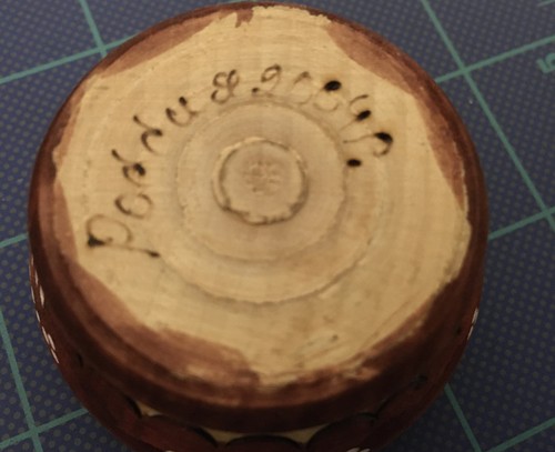 Verschachtelte Puppen Gold & Silber Holz gebrannt 5 Stück 3 Zoll Matroschka russische Puppen - Bild 7 von 12