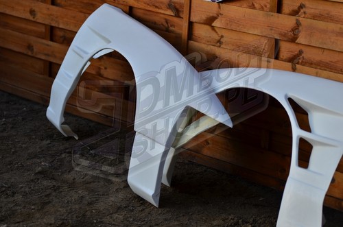 Sobreguardabarros delanteros para Nissan S13 + 30 mm guardabarros ventilados carrocería ancha 200sx 180sx - Imagen 4 de 12
