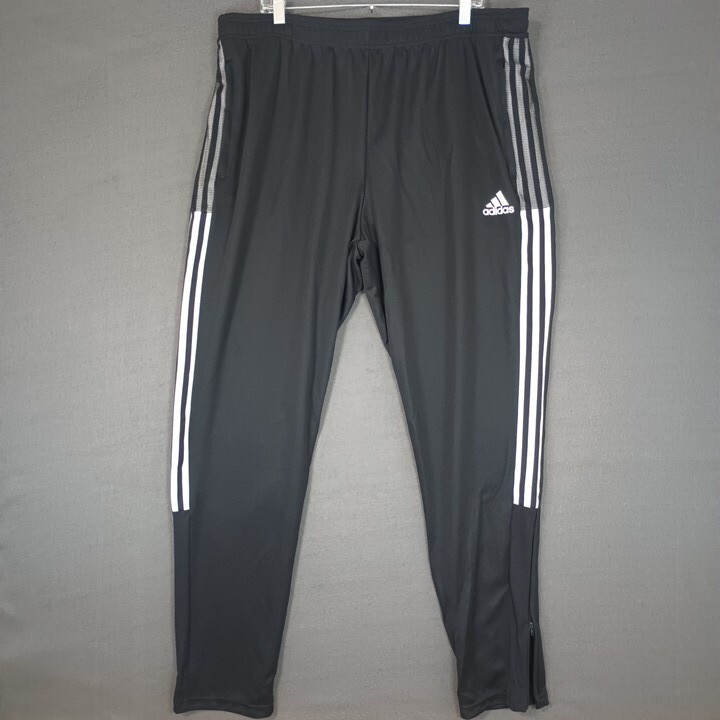 Adidas Track Pants Mens 2XLT Tiro 21 Sweatpants Soccer Football Zip Ankle  Pocket | eBay