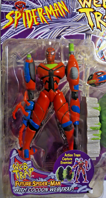 Spider-Man Web Trap FUTURE SPIDER-MAN Cocoon Action Fig Marvel
