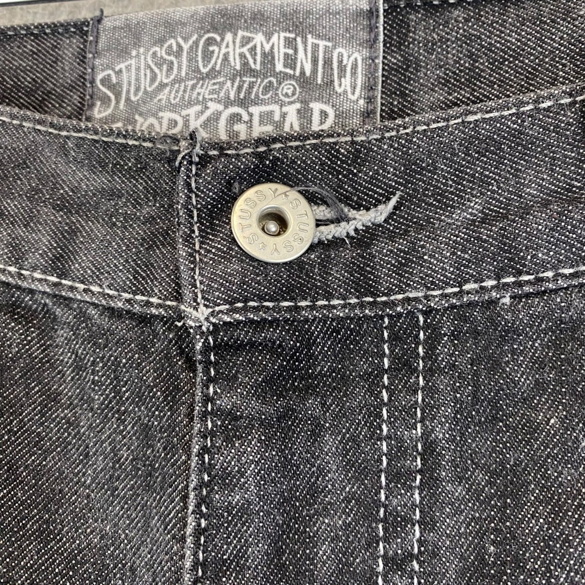 Vintage STUSSY Garment Co Workgear Dark Denim Jeans Size 32 Vintage STUSSY Garment Co Workgear Dark Denim Jeans Size 32