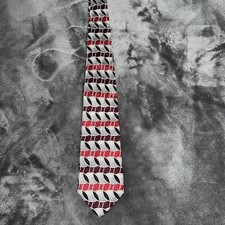 Vintage Enrico Guccini Neck Tie 100% Italian Silk Made In The USA Hand Made