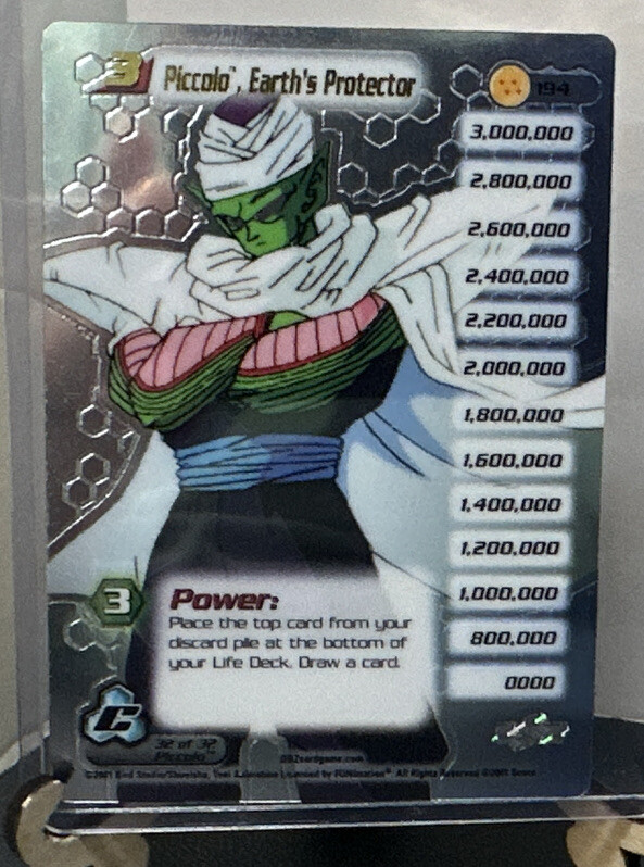 Piccolo Earth Protector Holo Foil Rare 194 Score DBZ CCG Card