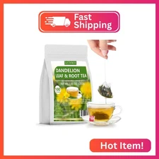 Premium Dandelion Leaf & Root Tea,100 Tea Bags/7.06Oz,for Liver & Kidney Health,