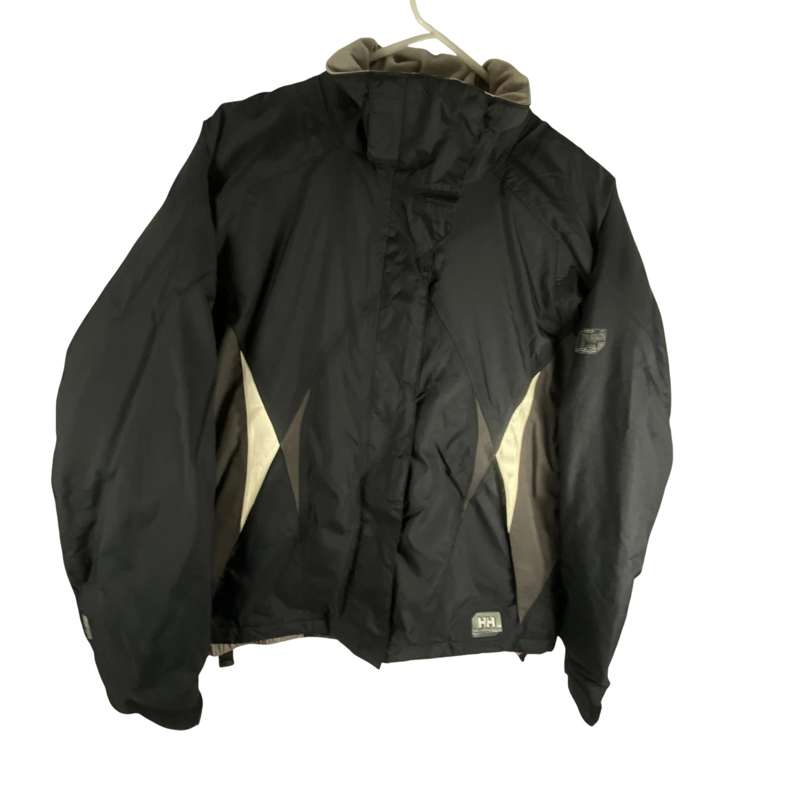 Helly Hansen Ski Jacket Womens Small Black Helly Tech Insulated Ski Snowboard