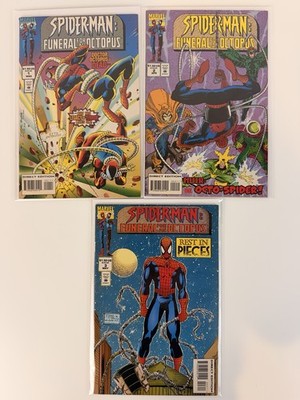 Spider-Man: Funeral For An Octopus #1-3 Complete Set (Marvel Comics 1994)