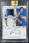 PAOLO BANCHERO 2022-23 PANINI NATIONAL TREASURES ROOKIE DUAL PATCH AUTO RC 94/99