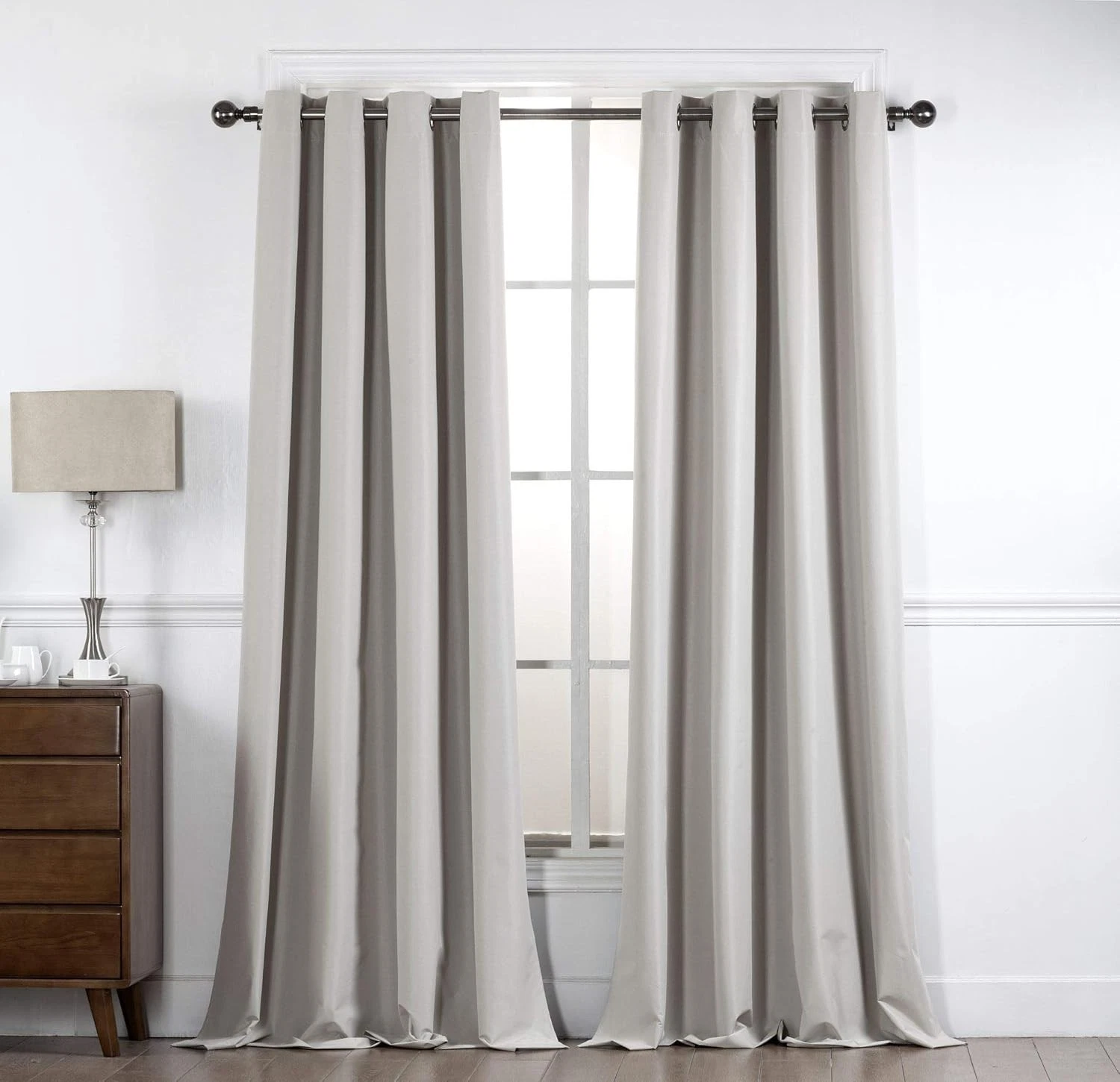 100% Blackout YHSF Grommet Window Curtain Set 52" W x 84" L Pack of 2 Panels