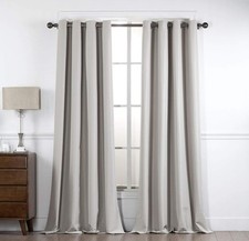 100 Blackout YHSF Grommet Window Curtain Set 52" W x 84" L Pack of 2 Panels