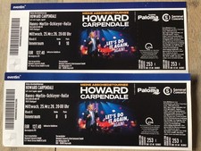 Howard Carpendale Stuttgart,2 Konzertkarten 