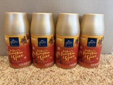 4pk Glade Automatic Spray Refills Golden Pumpkin Spice 6.2oz Limited Edition