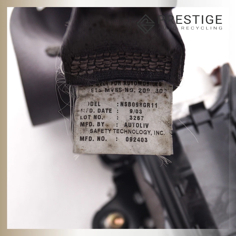 2004 ACURA TL retrator de cinto de segurança de passageiro dianteiro direito 04814-SEP-A00ZB - Imagem 4 de 4