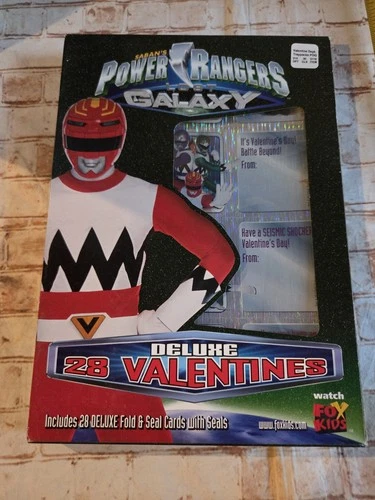 Mighty Morphin Power Rangers 28 Valentines Cards 1999 NEW VTG