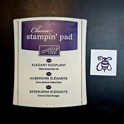 ELEGANT EGGPLANT Stampin' Up! Classic Dye Ink Pad Dark Purple Plum gt3