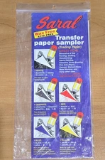 Saral Wax Free Transfer Paper Sampler Pack 8.5 x 11 Inch Multi Color Set