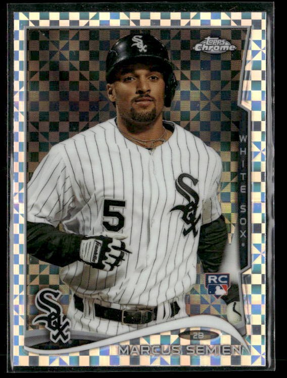 2014 Topps Chrome X-Fractor #43 Marcus Semien Chicago White Sox