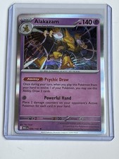 Alakazam 056 / 132  Pokemon Mega Evolution Base Set 2025  Near Mint  Holo Rare