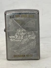 2014 Zippo Lighter USS Iwo Jima LHD 7 Uncommon Valor WW2 Military US Flag Raised