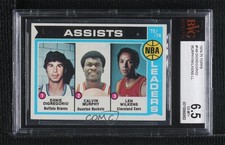 1974-75 Topps Ernie DiGregorio Calvin Murphy Lenny Wilkens #149 BVG 6.5 HOF 0q3