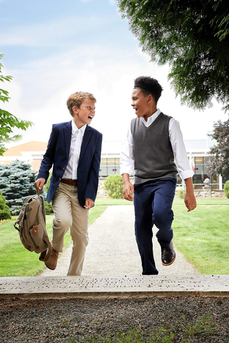 Boys' Pull-On Relaxed Fit School Uniform Pant (Standard & Husky) - Picture 9 of 13
