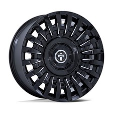 24 Dub Dc7272 Honcho 24x9 5x115 5x120 38mm Wheel Gloss Black Milled Rim