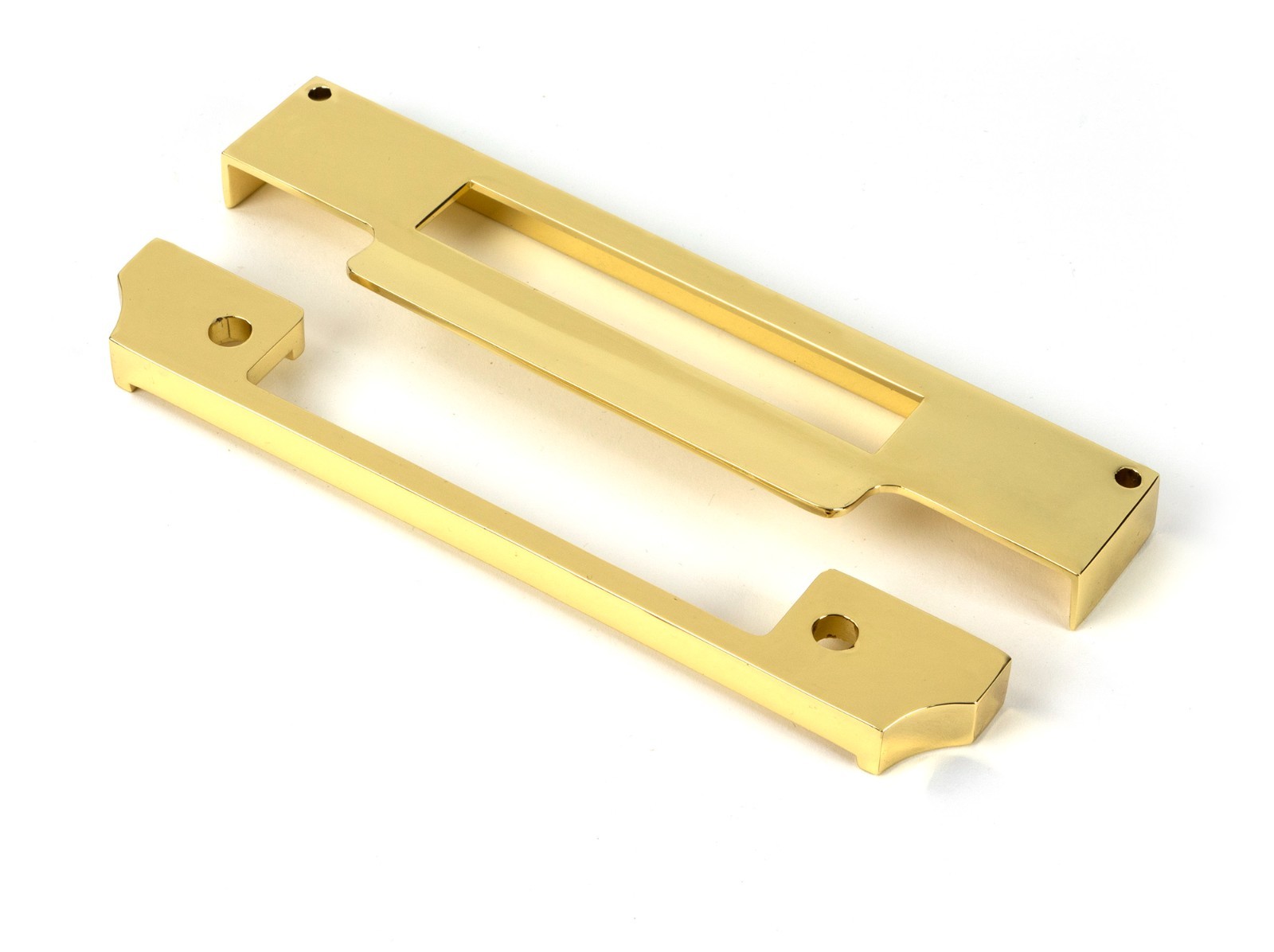 From The Anvil 51395 Polished Brass 0.5"" Rebate Kit for Euro Sash Lock