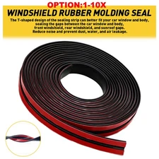 13Ft Weather Seal Strip Rubber Car Windshield Trim Edge Molding Protector Guard