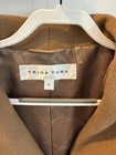 Trina Turk Women's Brown Short Jacket Full Zip Collared Pockets Long Sleeve 8 — photo 2