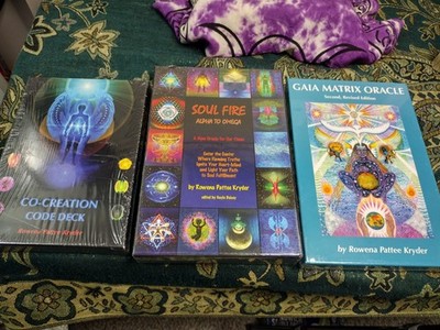 Gaia Matrix Oracle, Co Creation, and Soul Fire Rowena Kryder Lot x3 decks