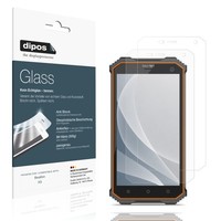 2X Schutzfolie FüR Beafon X5 Matt - Anti-Shock 9H Folie Dipos Glass