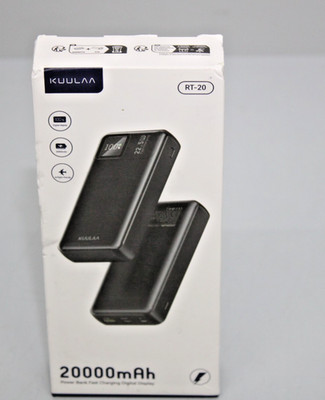 KUULAA RT-20 PD22.5W 20000mAh Powerbank LED-Stromanzeige Externes Akku-Netzteil