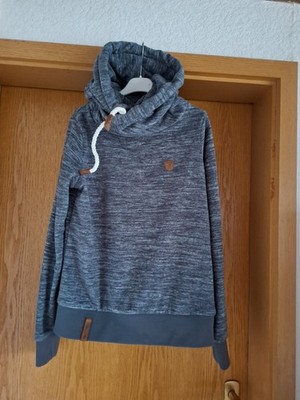 Naketano Damen-kapuzenpullover Neu  Grau Größe M. 