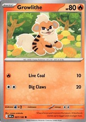 Growlithe 027/182 Destined Rivals