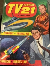 TV Century 21 Annual Gerry Anderson Stingray Fireball XL5 Supercar Vintage HC