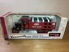 ERTL 1994 Kenworth Stake Truck True Value 1/34 Diecast Bank NOS